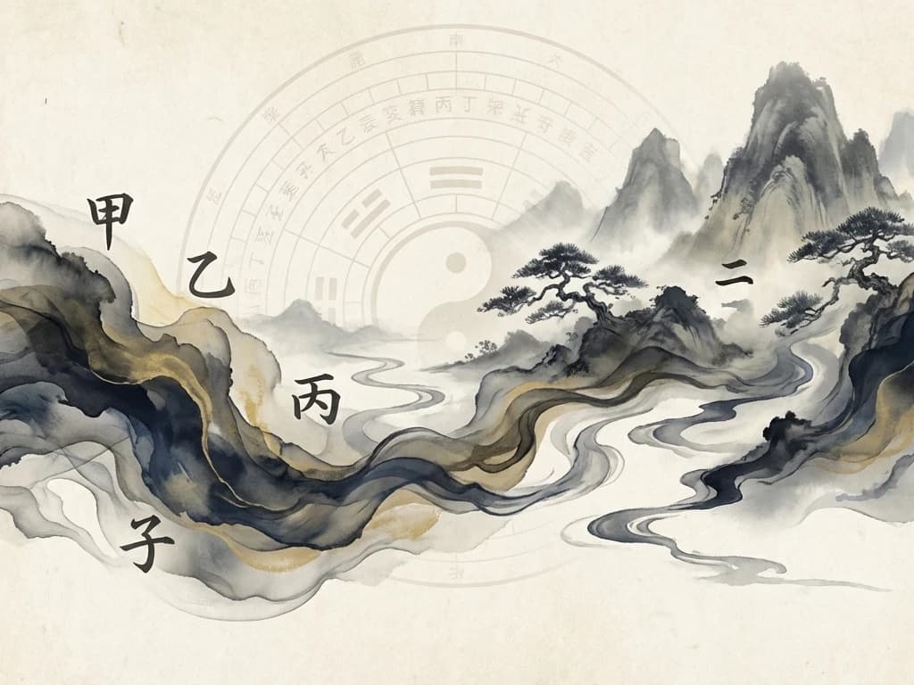 八字山水 - 如果你的八字是一幅画，会是什么样子