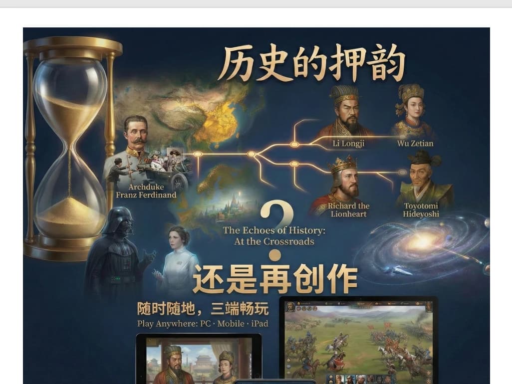 【中文&ENG】【随时随地，三端畅玩Play Anywhere: PC · Mobile · iPad 】历史的押韵 / The Echoes of History: At the Crossroads