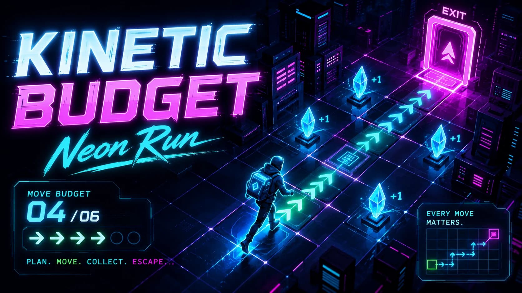 KINETIC BUDGET: Neon Run