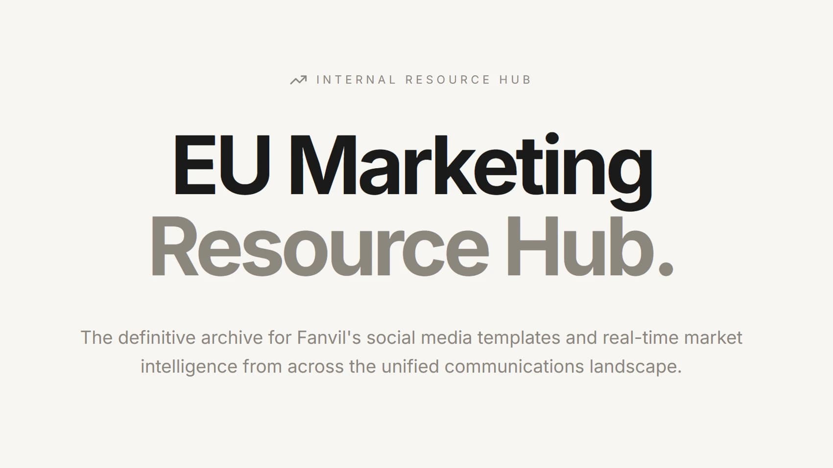 EU Marketing Hub