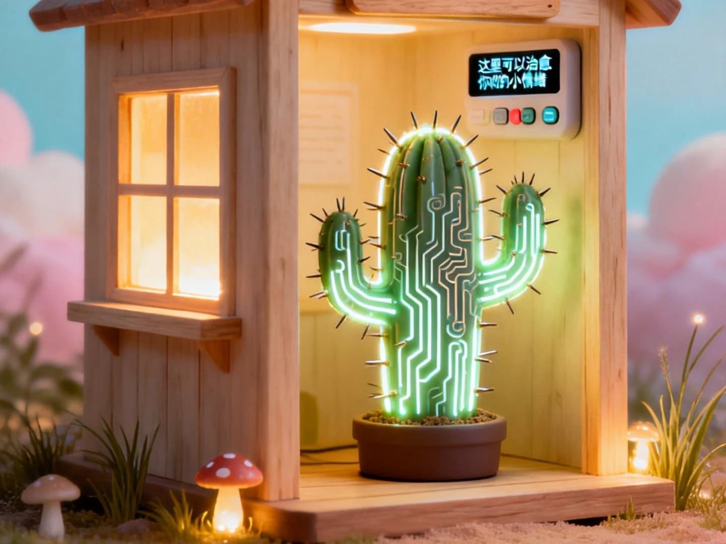 电子仙人掌——情绪急救站