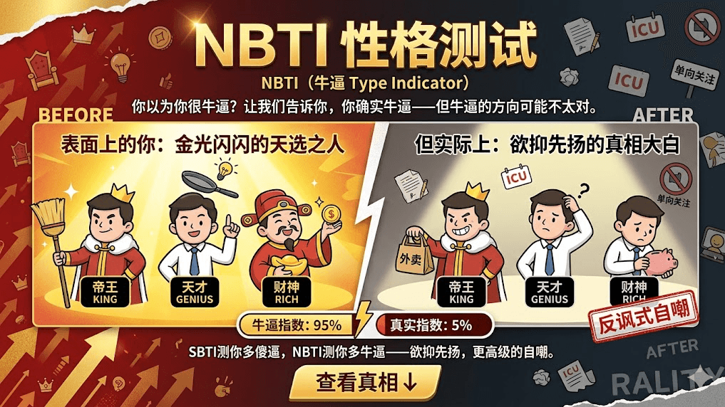 NBTI 牛逼型人格测试