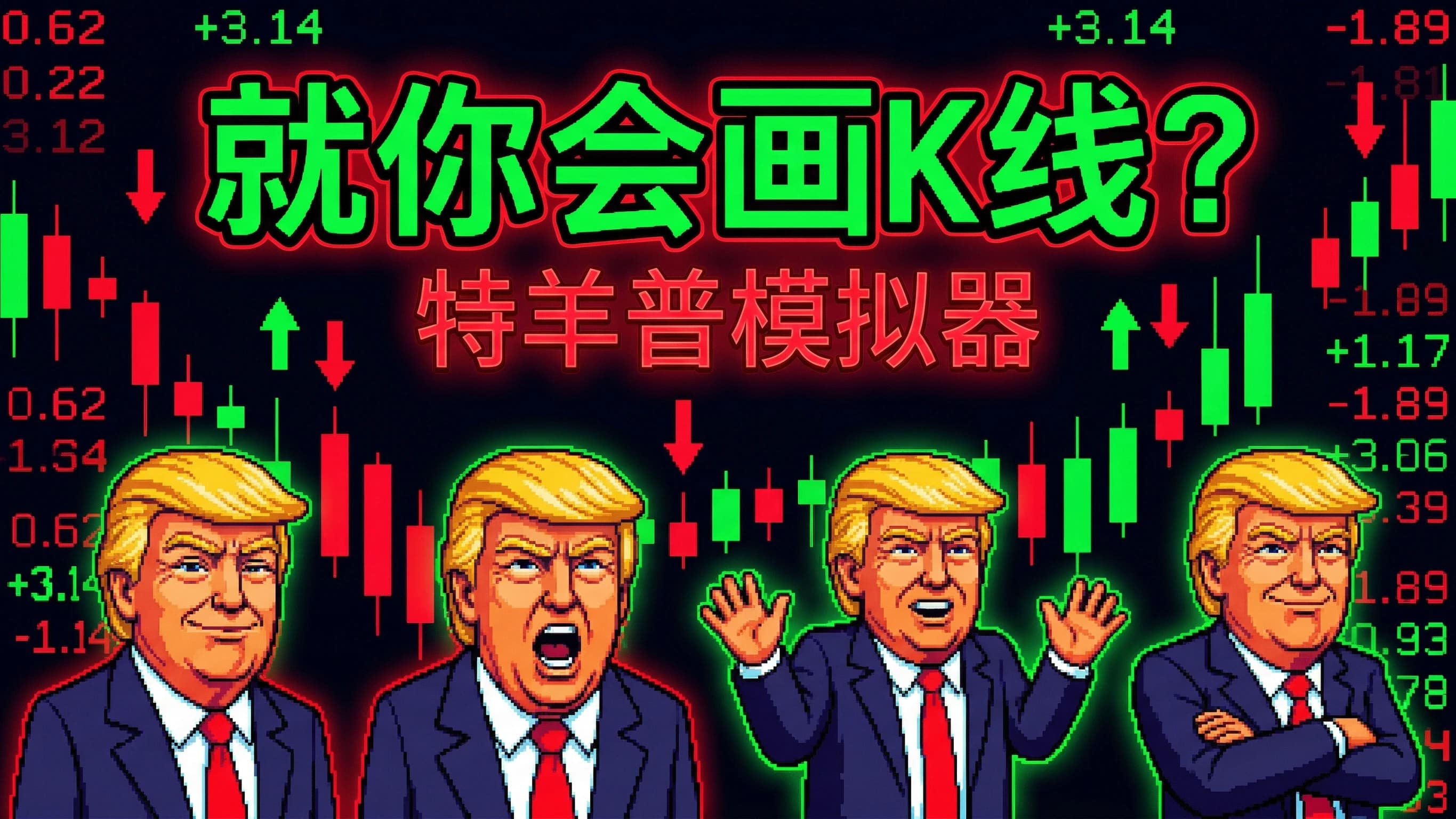 就你会画K线？特羊普模拟器