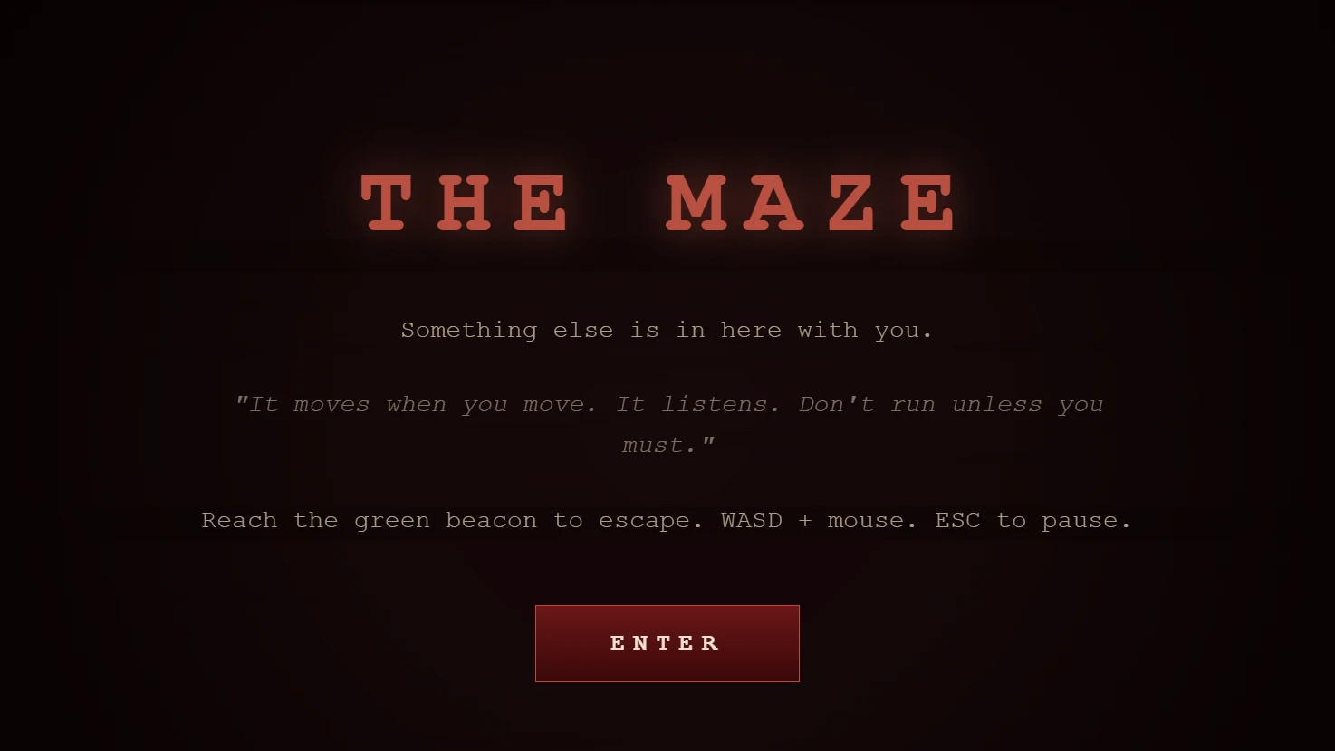 The Maze: Don’t Look Back cover
